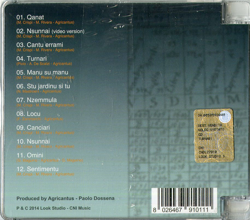 Agricantus - Turnari Cd 8026467910111