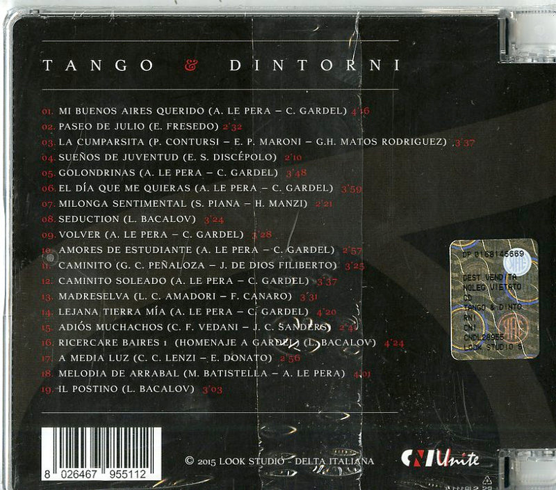 Bacalov Luis - Tango E Dintorni CD 8026467955112