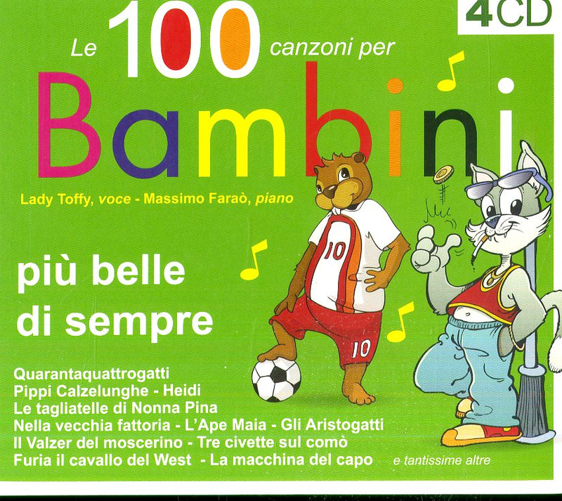 Compilation - Le 100 Canzoni Piu Belle Per Bambini (Box4Cd) Cd 8028980661327