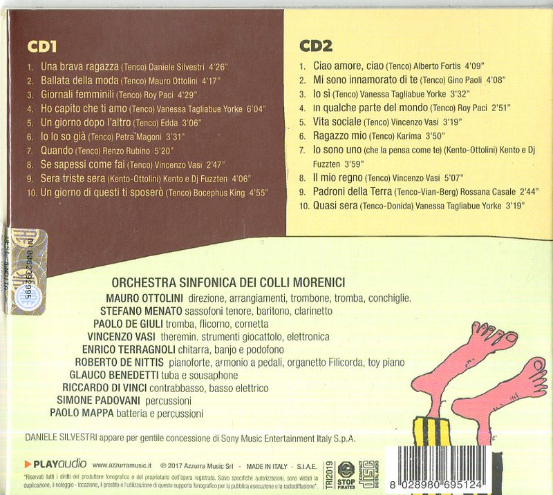 Ottolini Mauro E Orch. Sinf. Dei Colli Morenici - Tenco Come Ti Vedono Gli Altri CD 8028980695124