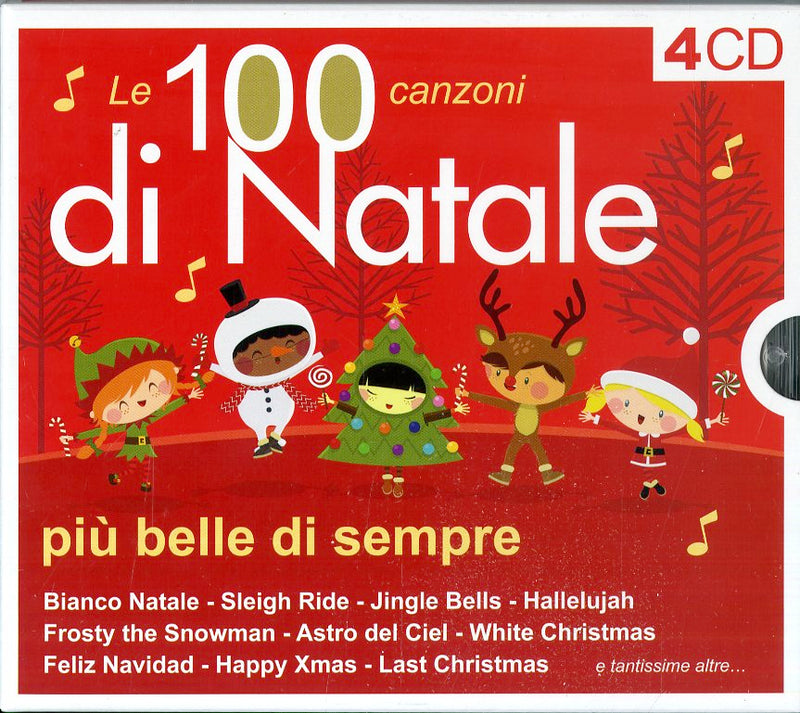 Compilation - Le 100 Canzoni Di Natale Piu' Belle Di Sempre (Box 4 Cd) CD 8028980711824