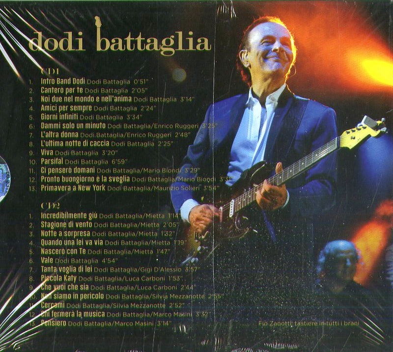 Battaglia Dodi - Dodi Day Bellaria Igea Marina Live (+Book 32 Pagine Di Fotografie E Testo) Cd 8028980750625