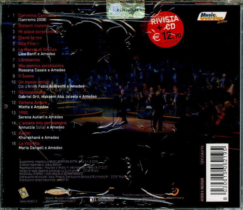 Minghi Amedeo - 40 Anni Di Me Con Voi Cd 8030615062195