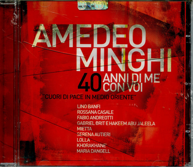 Minghi Amedeo - 40 Anni Di Me Con Voi Cd 8030615062195