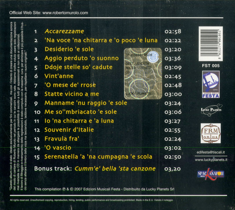 Murolo Roberto - Accarezzame Cd 8031274001051