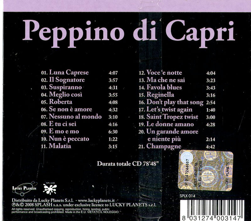 Di Capri Peppino - 50° In Concerto Cd 8031274003147