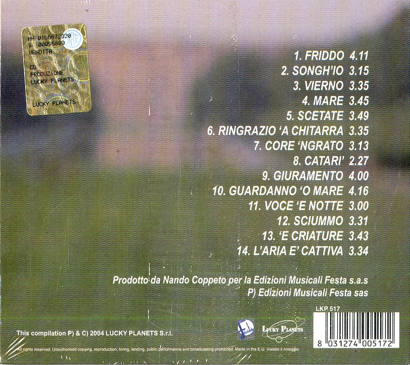 Gragnaniello Enzo - Songh'Io Cd 8031274005172