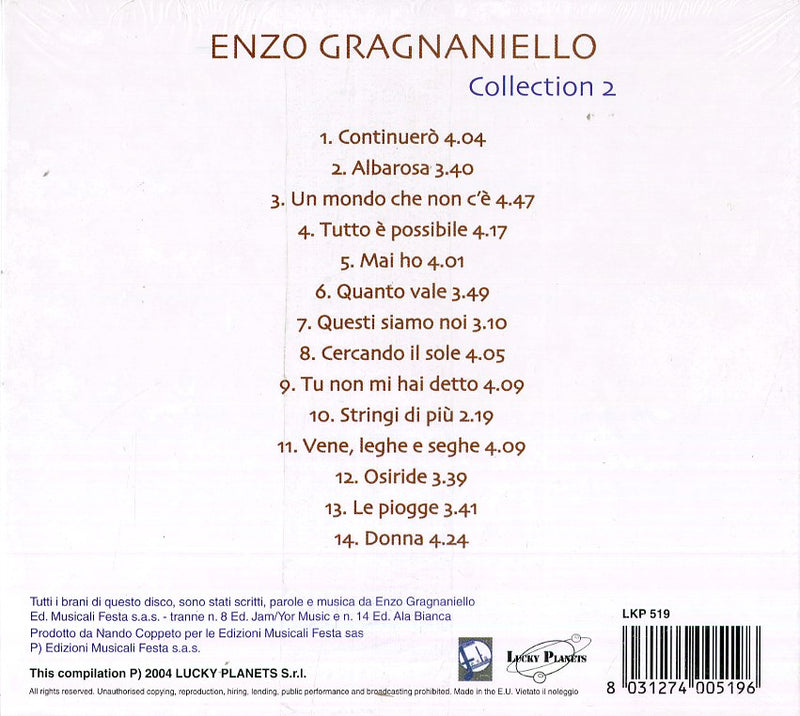 Gragnaniello Enzo - Collection 2 Cd 8031274005196