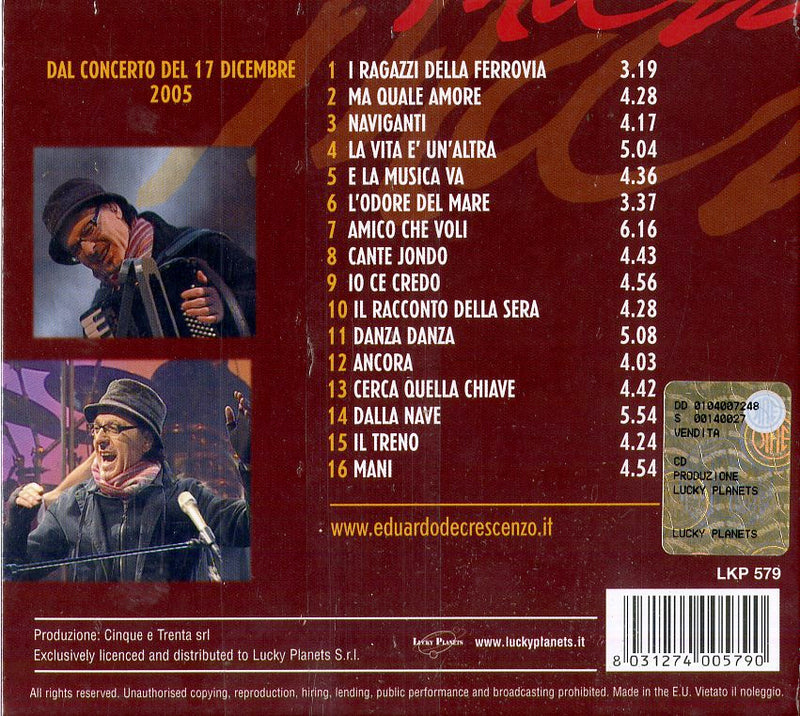 De Crescenzo Eduardo - Le Mani CD 8031274005790