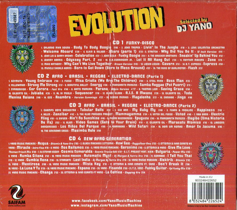 Compilation - Evolution The Story Of Afro Funky Disco (Box 4 Cd) Cd 8032484226524