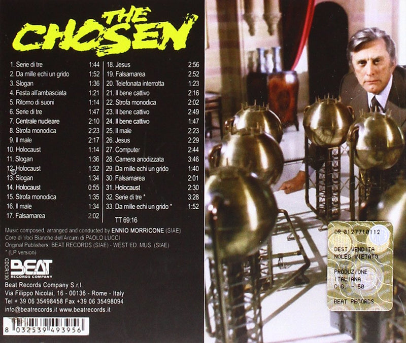 O. S. T. -The Chosen( Holocaust 2000) ( Morricone Ennio) - The Chosen (Holocaust 2000) Cd 8032539493956