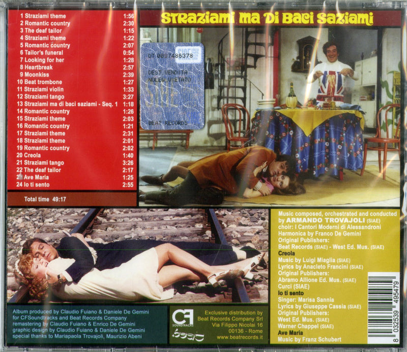 O. S. T. -Straziami Ma Di Baci Saziami( Trovajoli Armando) - Straziami Ma Di Baci Saziami Cd 8032539495479