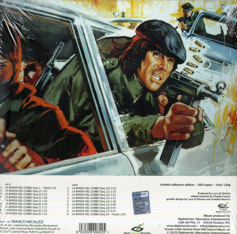 O. S. T. -La Banda Del Gobbo( Micalizzi Franco) - La Banda Del Gobbo (Vinyl Yellow) Vinile LP - Vinyl record 8032628998225