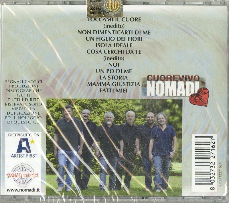 Nomadi - Cuore Vivo CD 8032732271627