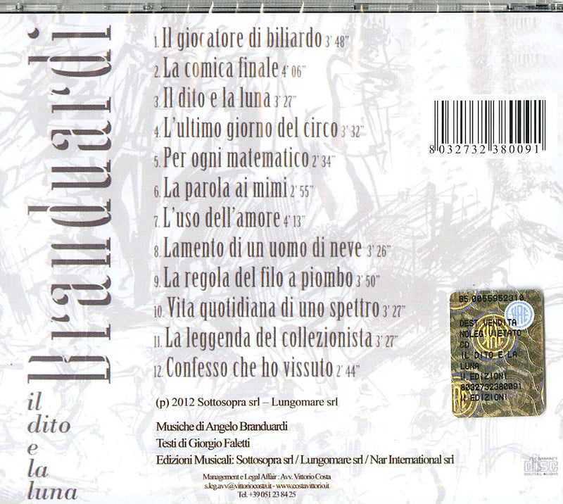 Branduardi Angelo - Il Dito E La Luna Cd 8032732380091