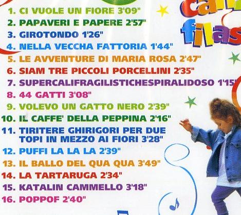 Compilation - Canzoncine E Filastrocche (Ci Vuole Un Fiore)(Cd Bianco) Cd 8032779962236