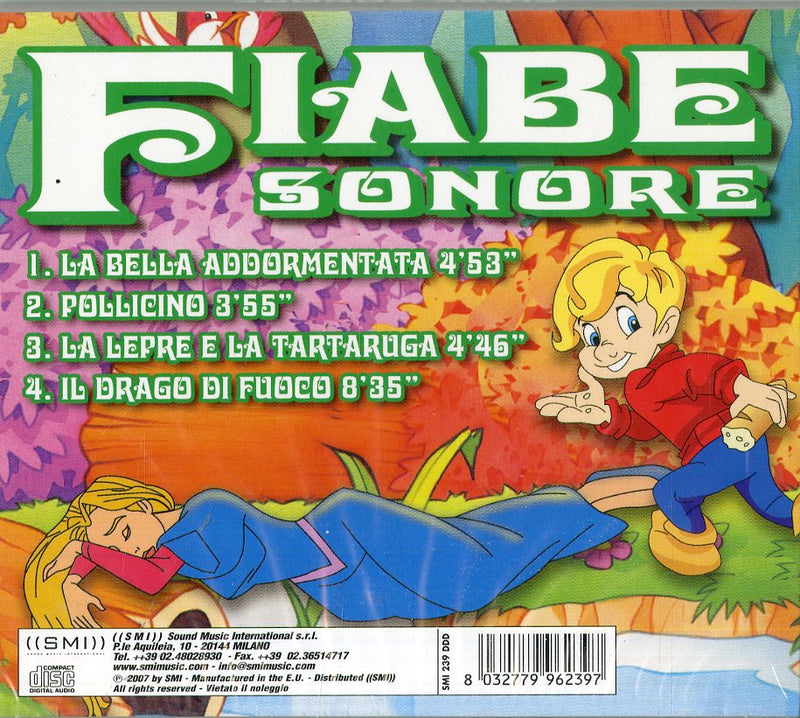 Compilation - Fiabe Musicali (Pollicino,La Bella Addormentata,Il Drago Di Fuoco..) Cd 8032779962397