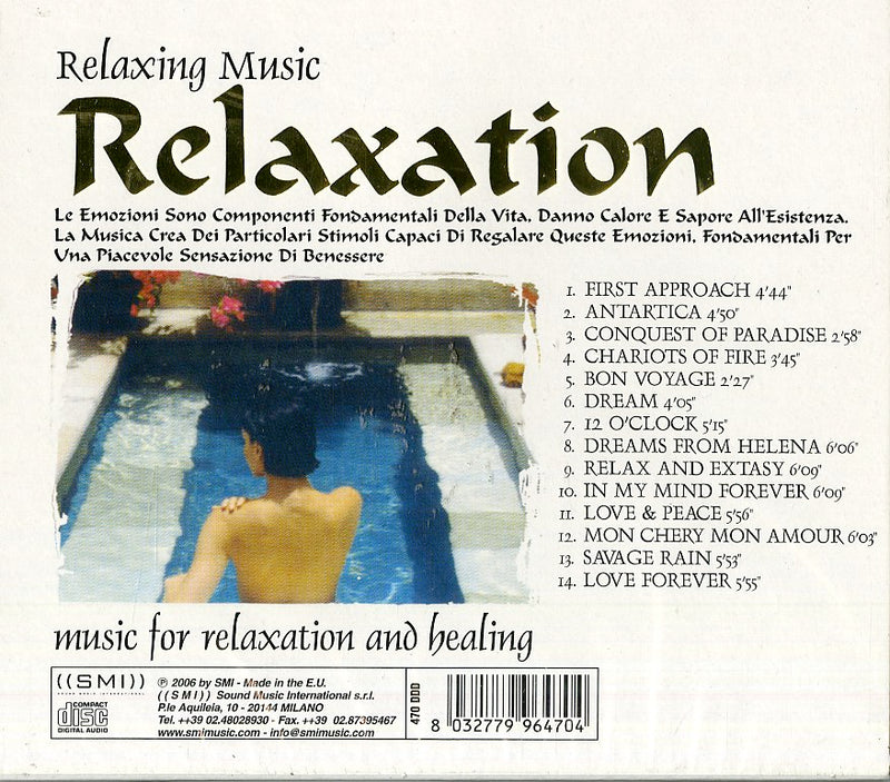 Compilation - Relaxing Music, Relaxation CD 8032779964704