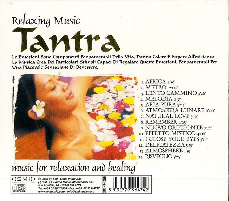 Compilation - Relaxing Music, Tantra Cd 8032779964742