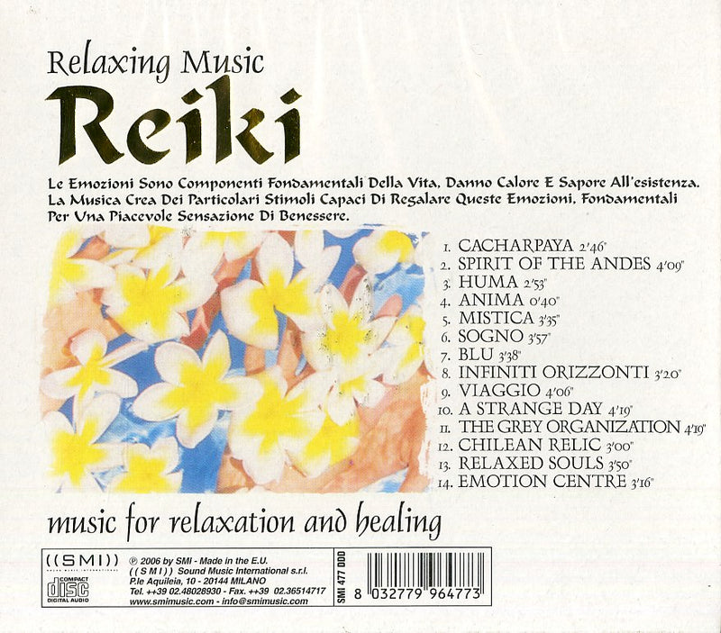 Compilation - Relaxing Music, Reiki Cd 8032779964773