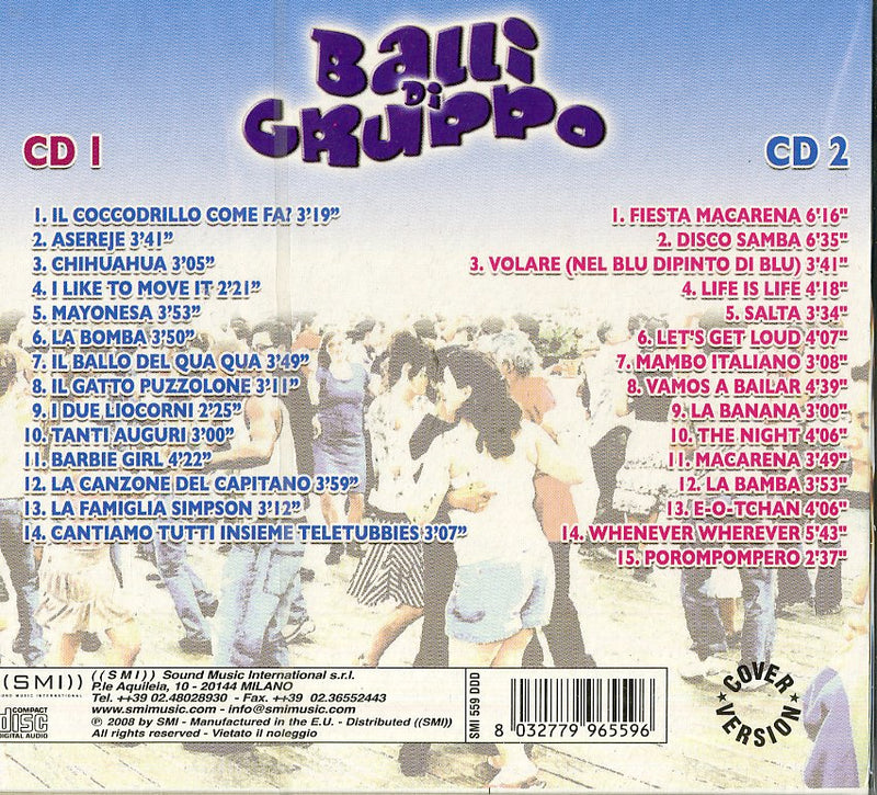 Compilation - Balli Di Gruppo (29 Hits Latine 2Cd) Cd 8032779965596