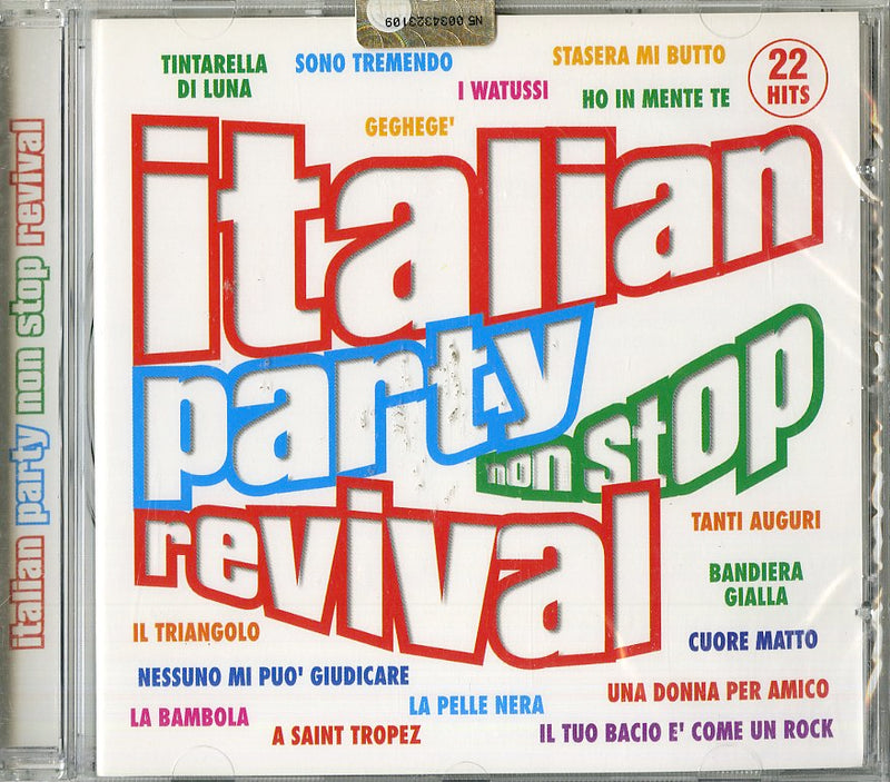 Compilation - Italian Party Non Stop Revival (22 Hits) Cd 8032779965633