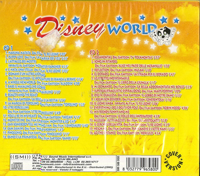 Compilation - Disney World Cd 8032779965800