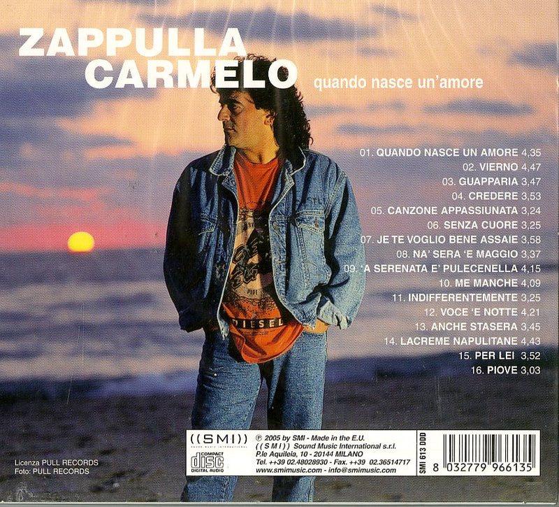 Zappulla Carmelo - Quando Nasce Un Amore Cd 8032779966135