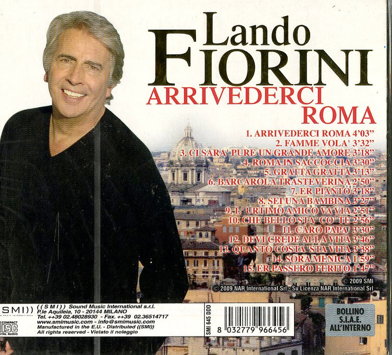 Fiorini Lando - Arrivederci Roma Cd 8032779966456