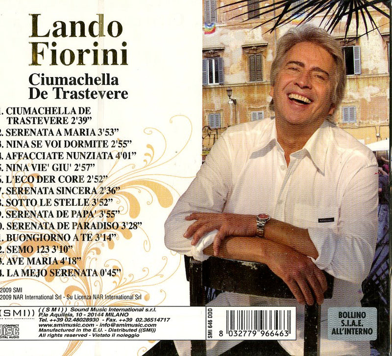 Fiorini Lando - Ciumachella De Trastevere Cd 8032779966463