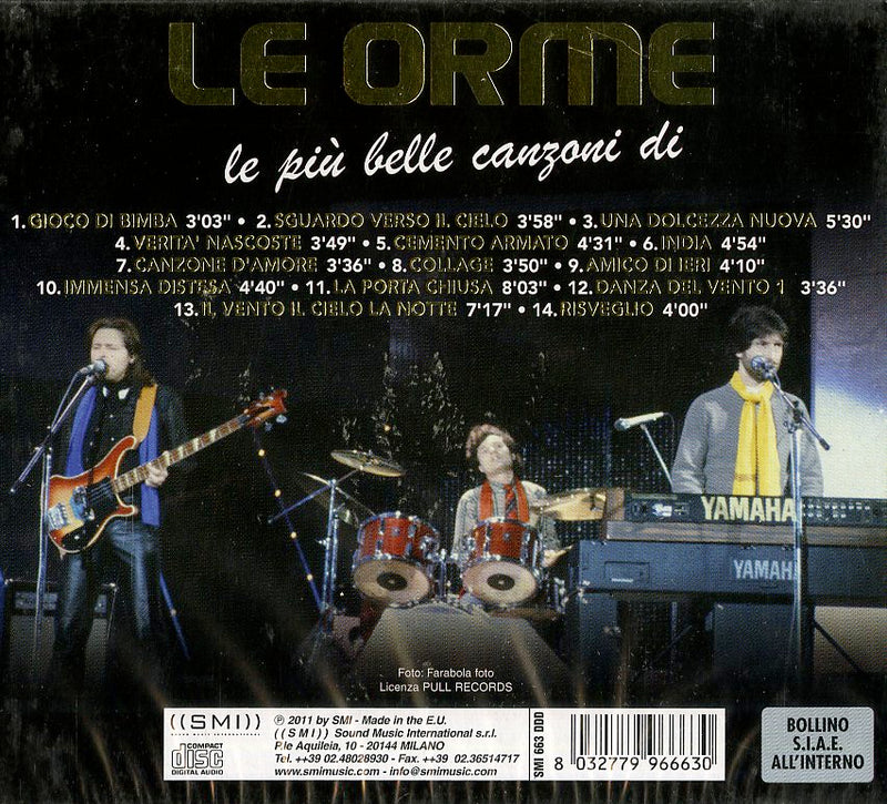 Orme Le - Le Piu' Belle Canzoni Di Le Orme Cd 8032779966630