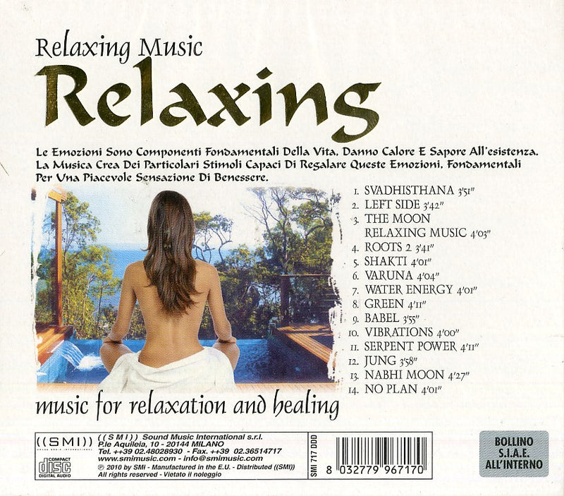 Compilation - Relaxing Music, Relaxing CD 8032779967170