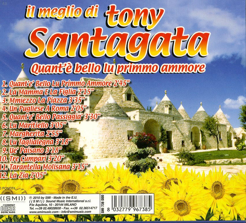 Santagata Tony - I Successi Cd 8032779967385