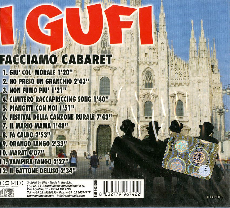 Gufi I - Facciamo Cabaret Cd 8032779967422