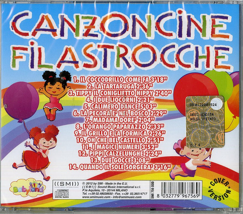 Compilation - Canzoncine E Filastrocche 3 (Il Coocdrillo Come Fa)(Cd Celeste) Cd 8032779967569