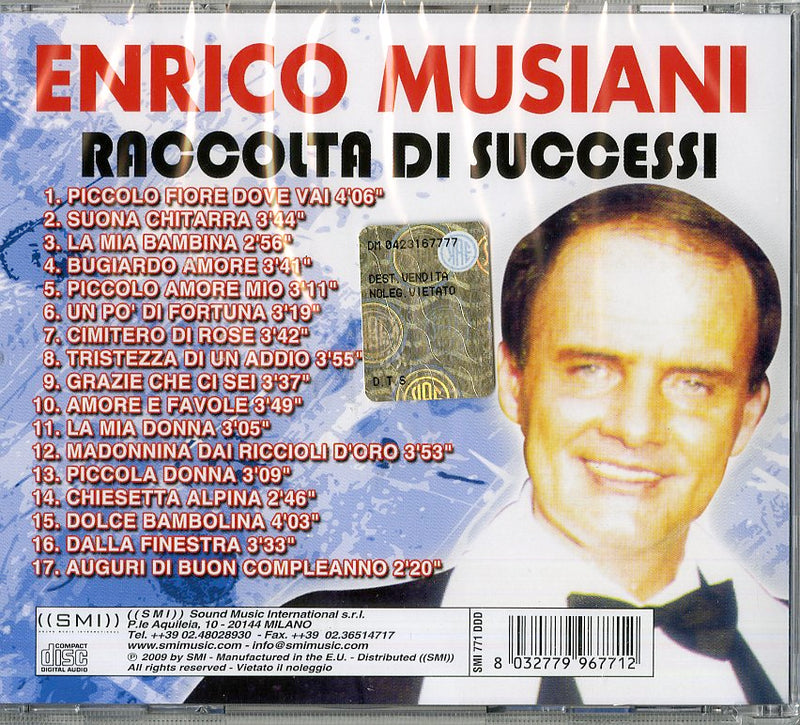 Musiani Enrico - Raccolta Di Successi Cd 8032779967712