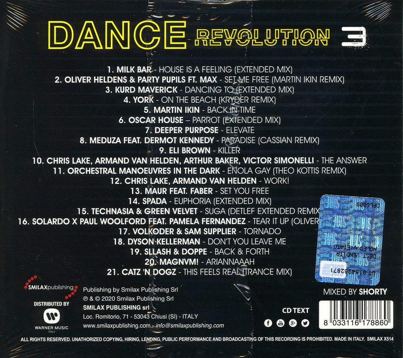 Compilation - Dance Revolution 3 (M2O) Cd 8033116178860
