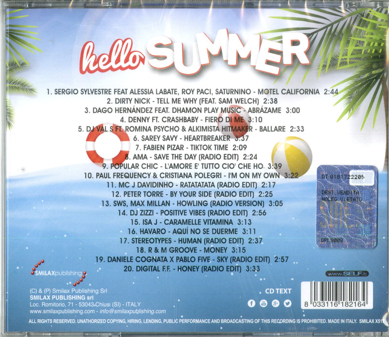 Compilation - Hello Summer Cd 8033116182164