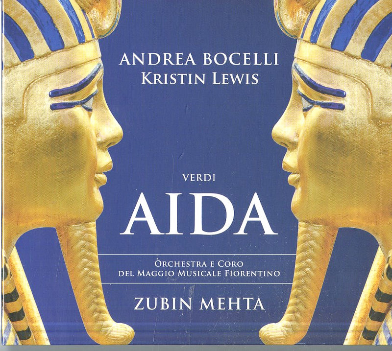 Lewis Kristin,( Soprano) Bocelli Andrea,( Tenore), Mehta( Direttore) - Aida (2016) Cd 8033120987229