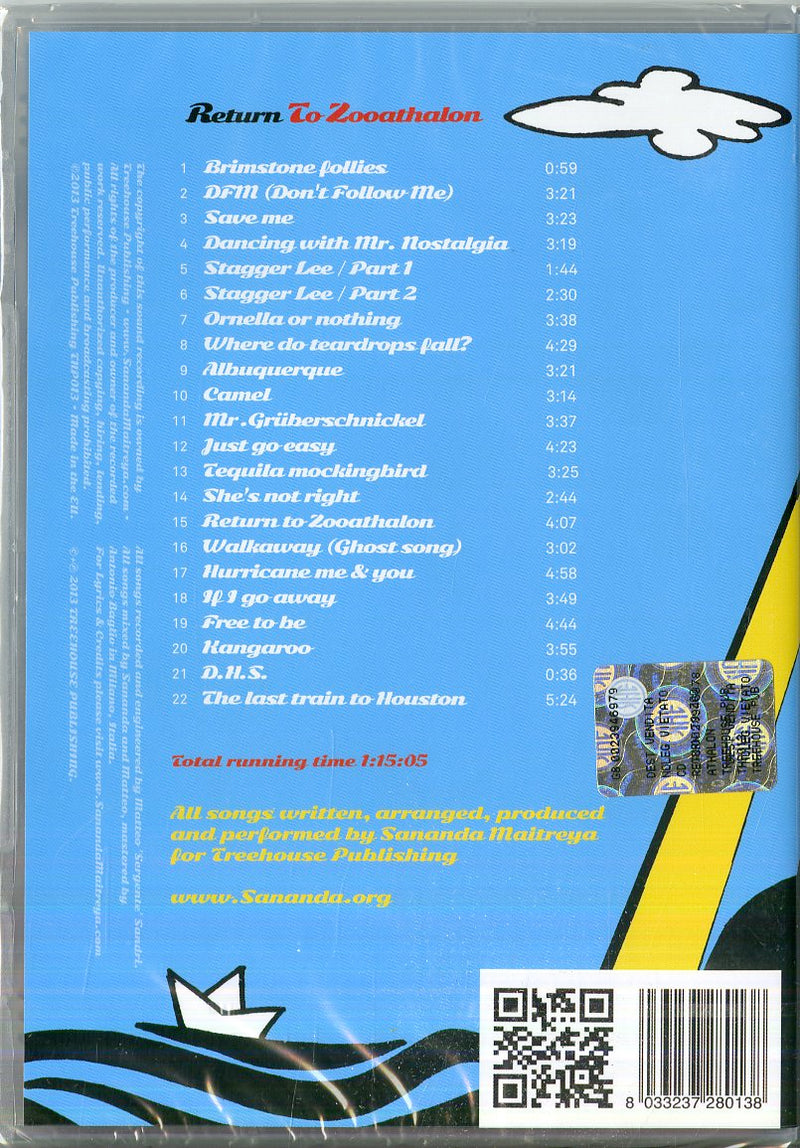 Maitreya Sananda - Return Of The Zooathalon Cd 8033237280138