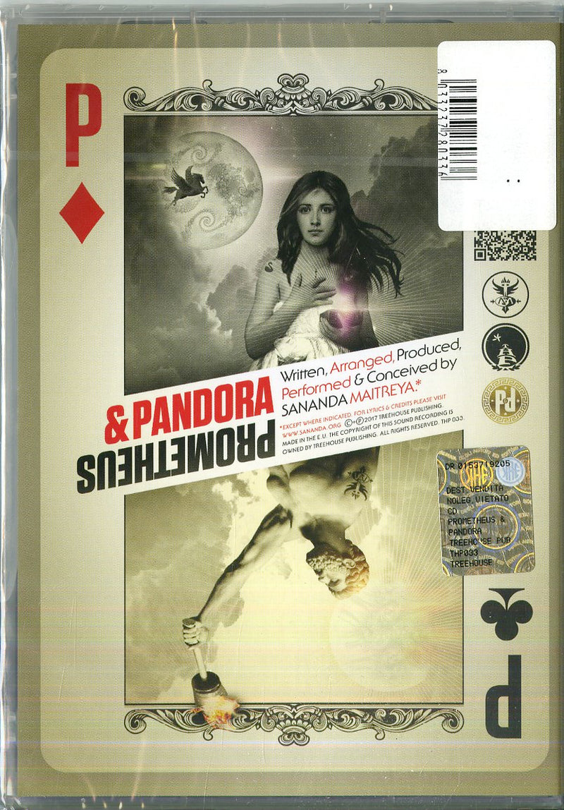 Maitreya Sananda - Prometheus & Pandora Cd 8033237280336