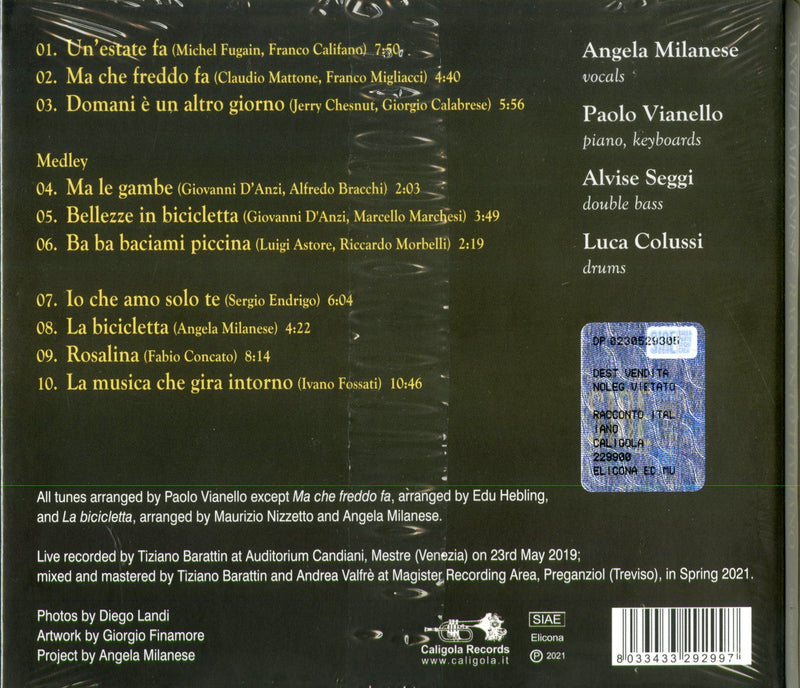 Milanese Angela - Racconto Italiano Cd 8033433292997