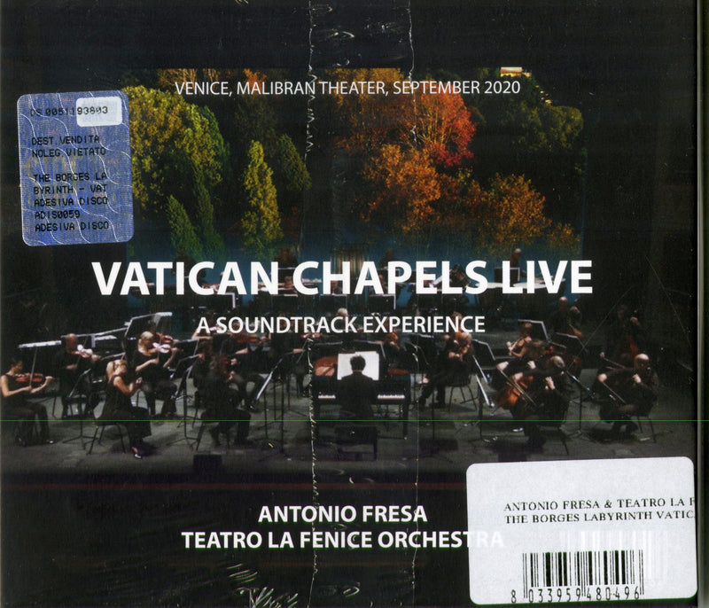 Antonio Fresa & Teatro La Fenice Orchestra - The Borges Labyrinth Vatican Chapels Live Cd 8033959480496