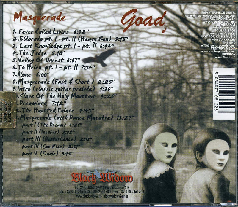 Goad - Masquerade Lp 8034077056228