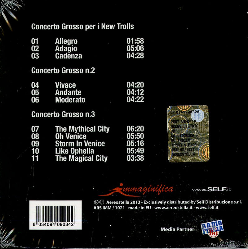 La Leggenda New Trolls - Concerto Grosso 1-2- 3 Di Luis Bacalov Cd 8034094090342