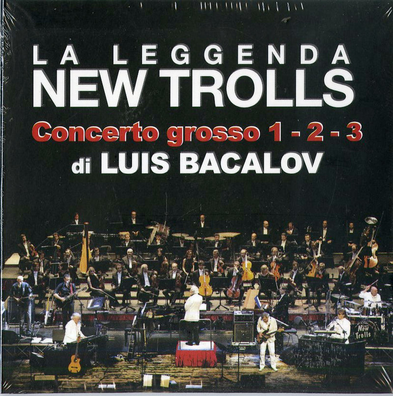 La Leggenda New Trolls - Concerto Grosso 1-2- 3 Di Luis Bacalov Cd 8034094090342