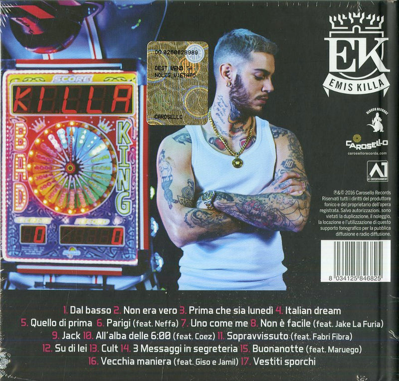 Emis Killa - Terza Stagione (Digipack) Cd 8034125846825