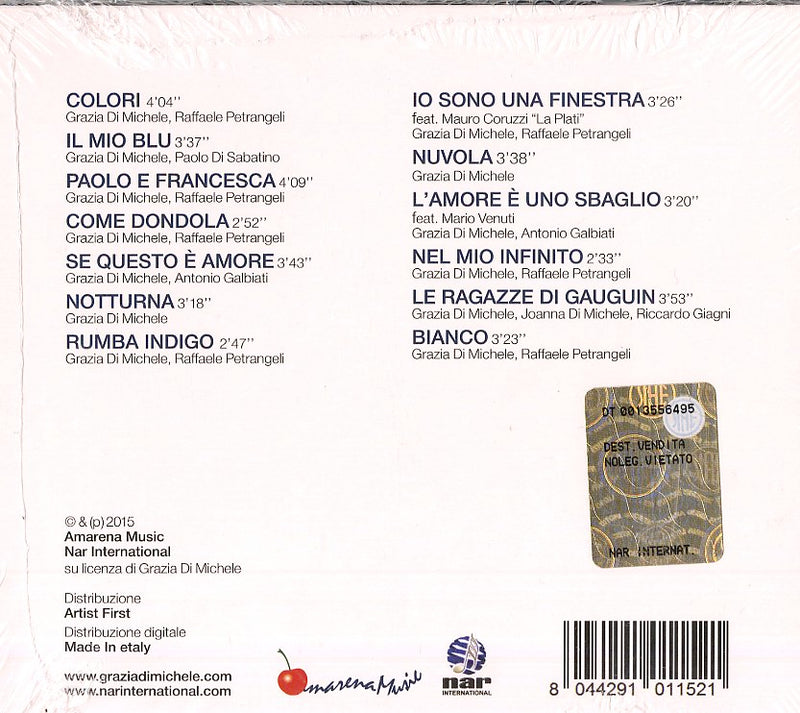 Di Michele Grazia - Il Mio Blu Cd 8044291011521