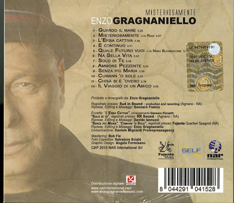 Gragnaniello Enzo - Misteriosamente Cd 8044291041528