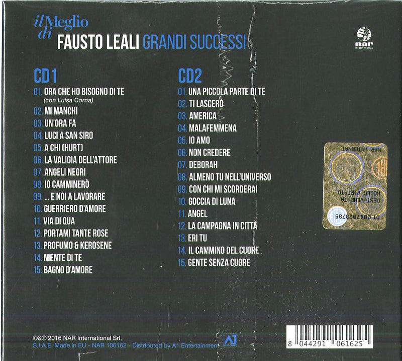 Leali Fausto - Il Meglio Di Fausto Leali Cd 8044291061625